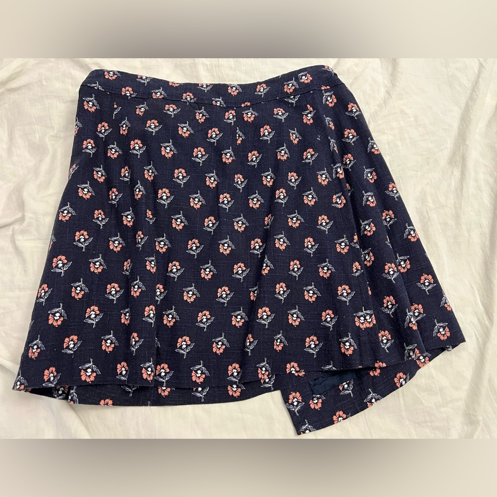 Abercrombie and Fitch Women’s Floral Mini Skirt Wrap Tie Waist